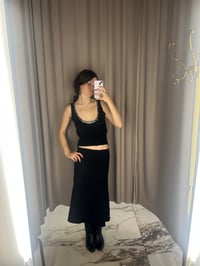 Image 6 of Merino Top with Hand-Sewn Buttons black 