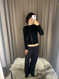 Image 2 of Cotton Top with Hand-Sewn Buttons