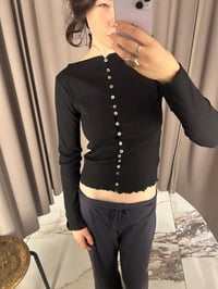 Image 7 of Cotton Top with Hand-Sewn Buttons