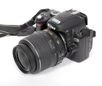 Image 9 of Nikon D60 DSLR with Nikkor 18-55mm + 55-200mm VR lenses +battery + charger #1375