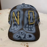 Image 1 of NOBODY (HAND PAINTED HAT 2)