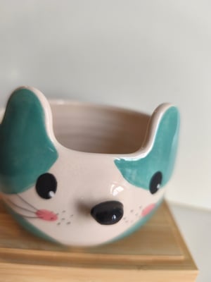 Image of Tasse chat bleu