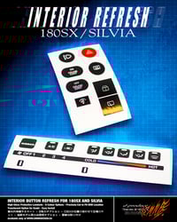 Image 2 of Climate Control Panel - S13 Interior Decal Refresh