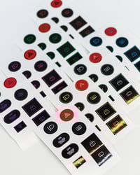 Image 5 of Dash Buttons - S13 Interior Decal Refresh