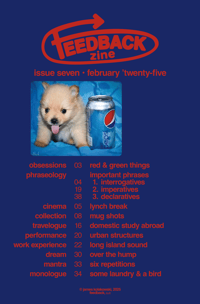 Image 2 of FEEDBACK ZINE 007 • February 2025