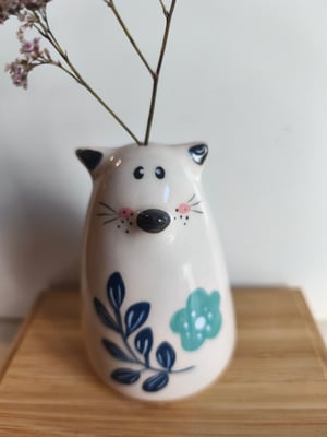 Image of Soliflore ourson feuillage bleu 