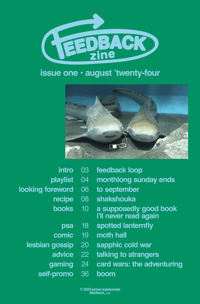 Image 2 of FEEDBACK ZINE 001 • August 2024