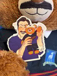 Image 1 of 'Teddy and Ted Lasso' Vinyl Sticker