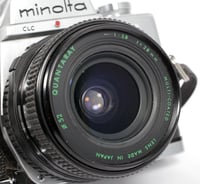 Image 9 of Minolta SRT-MCII 35mm SLR Film Camera + 28mm F2.8 MC lens #1444