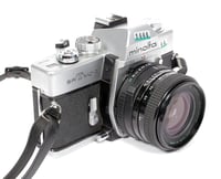 Image 1 of Minolta SRT-MCII 35mm SLR Film Camera + 28mm F2.8 MC lens #1444