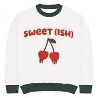 Image 5 of Sweet (ish) Relaxed Fit Knitted Crew Neck Sweater