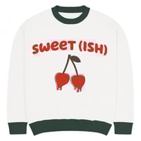 Image 3 of Sweet (ish) Relaxed Fit Knitted Crew Neck Sweater