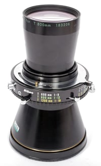 Image 8 of Share Nikon NIKKOR T*ED 800mm F12 Lens in Copal #3 Shutter #1452 COVERS 8X10