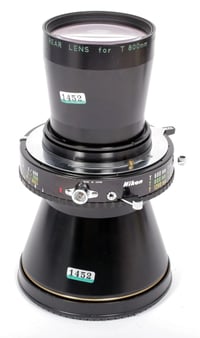 Image 9 of Share Nikon NIKKOR T*ED 800mm F12 Lens in Copal #3 Shutter #1452 COVERS 8X10