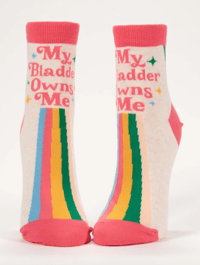 Image 1 of My Bladder Owns Me Ankle Socks