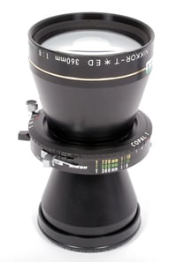 Image 11 of Nikon NIKKOR T*ED TELE-PHOTO 720mm 500mm 360mm Lens in Copal #1 Shutter #1314