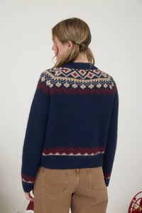 Image 3 of Faire Isle Toggle Cardigan 