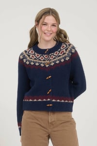 Image 2 of Faire Isle Toggle Cardigan 