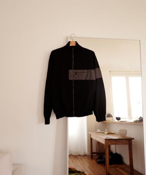 Prada Zip Cardigan with Nylon Insert SS2000 - Size L