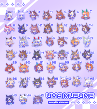 Image 1 of Uma Musume 2.5” Acrylic Charms