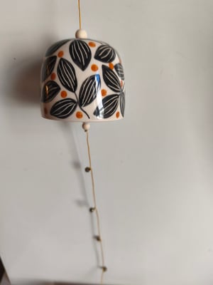 Image of Cloche à suspendre feuillage noir 