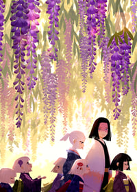 Medium Print: Ubuyashiki Family