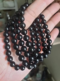 Image 2 of Black tourmaline bracelet, Spiritual protection