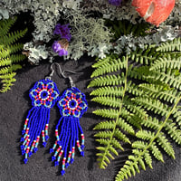 Firework Flower Fringe Earrings