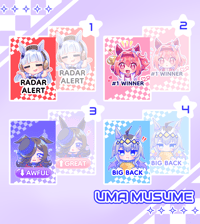 Uma Musume 60 x 90 mm Lenticular Cards