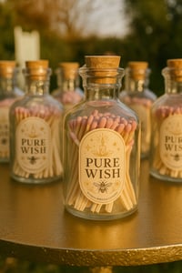 Image 2 of Petite Glass Match Bottle