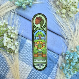 Image of Lord of The Rings Stained Glass Window Bookmarks
