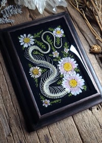 Image 5 of Snake Spine and Pink Daisy Wall Frame