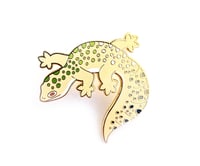 Image 12 of LGBTQIA+ Rainbow Spots Leopard Gecko Enamel Pins
