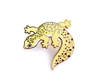 Image 9 of LGBTQIA+ Rainbow Spots Leopard Gecko Enamel Pins