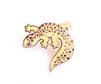 Image 5 of LGBTQIA+ Rainbow Spots Leopard Gecko Enamel Pins
