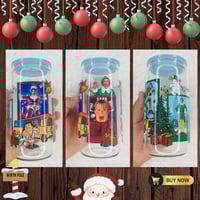 Christmas Classic 16 0z Glass cup