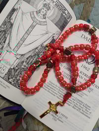 Image 3 of Saint Benedict Red & Gold