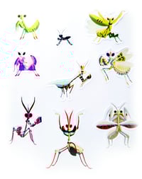Mantis Sticker Sheet