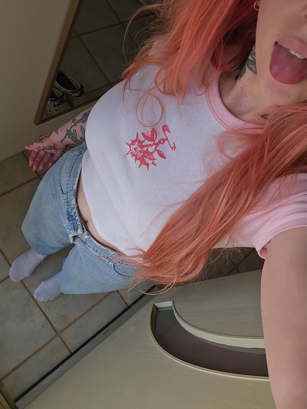 Image of SPIKED CHERRIES CROP TEE (PRE ORDER)