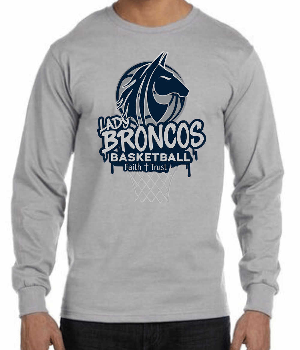 Image of Lady Broncos Faith•Trust Long Sleeve