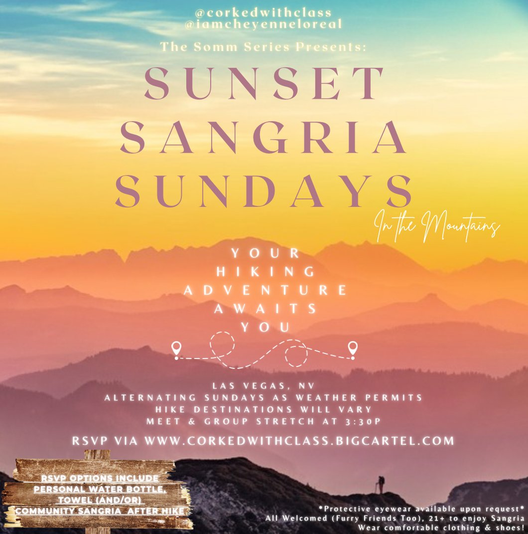 Image of The Somm Series Presents: "Sunset Sangria Sundays" 