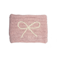 Pink square beanie