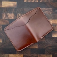 Image 2 of Holiday Give Back Sale "Artie" Bifold Wallet (Dark Brown)