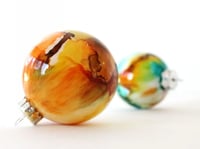 Image 6 of Sunshine Coast Workshop - Alcohol Ink Christmas Baubles (Set of 3)