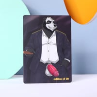 Image 2 of "Yetsu Suited Up"  Art Card Series 1 Limited Edition of 20