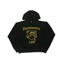 Image 1 of SERIAL EXPERIMENTS - THROUGH THE WIRED HOODIE (BLACK)