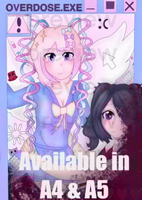 Art print Needy girl overdose