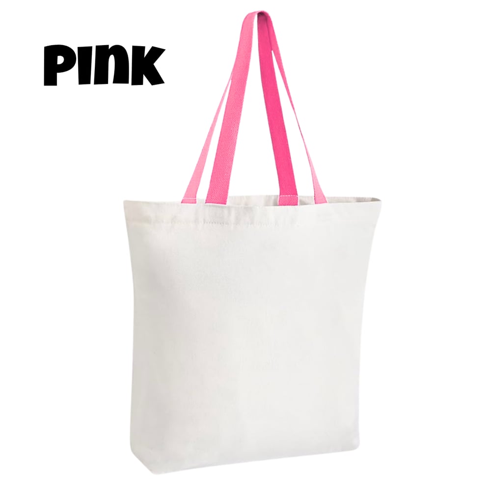 Image of Holiday/Christmas Canvas Tote Bag🎄✨ (Different Designs & Colors Available)