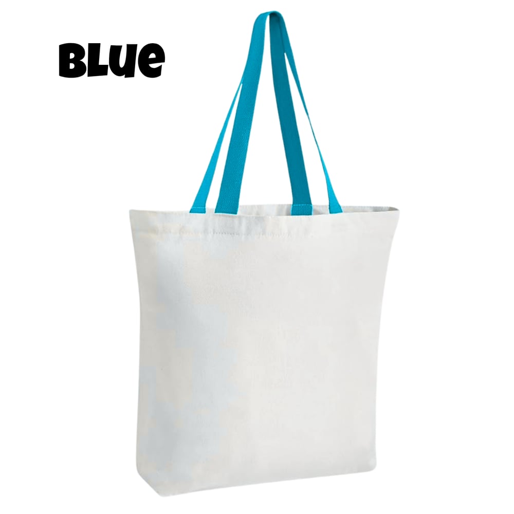 Image of Holiday/Christmas Canvas Tote Bag🎄✨ (Different Designs & Colors Available)