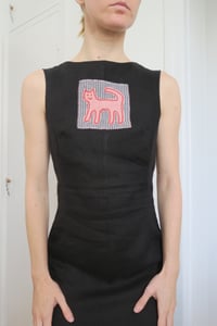 Image 5 of CAT patch boatneck dress